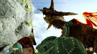 God of War 4  Favores Dragones  El vuelo de Fafnir [upl. by Geier]