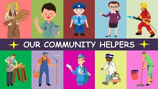 Our Helpers Community Helpers for kids Our Helpers Activity Our Helpers Name Peoples Who Help Us [upl. by Ysirhc]