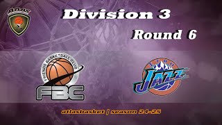 Atlasbasket  Div 3Round 6  FBC vs ITAH JAZZ [upl. by Deerdre101]