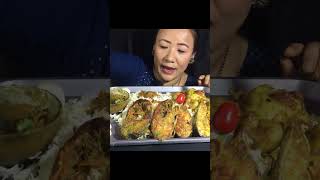 FISH FRY AND CURRY WITH BASMATI RICE  Rubi Rai Mukbang [upl. by Oibesue872]