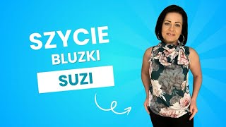 Instrukcja szycia Bluzki z Szarfą SUZI [upl. by Enerehs]