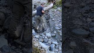 Epic find while mining explore minerals gemstone mining rockhounding rocks [upl. by Tselec]