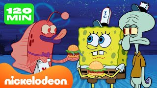 180 MENIT Pertualangan di Malam Hari SpongeBob  SpongeBob SquarePants [upl. by Nare36]