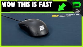 You Wont Believe How Fast This Is  Endgame Gear Mouse Pad Review MPC450 Cordura Fabric Surface [upl. by Adikram448]