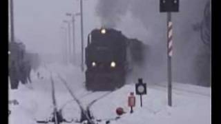 Winterdampf im Harz 1988 Bf Stiege [upl. by Eelaroc]