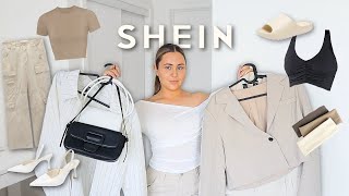 SHEIN Spring amp Summer Haul 2023  Found the Best Basics Neutral Outfit Ideas [upl. by Eidissac]