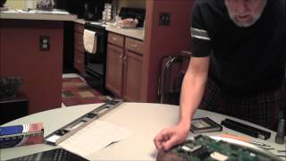 Reflowing a Dell M5030 motherboard  Part 2 [upl. by Nerwal]