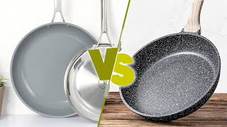 Granite vs Ceramic Frying Pans Which is the Best for Your Kitchen [upl. by Ahsineg]