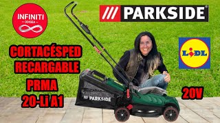 Cortacesped recargable parkside 20v [upl. by Animas892]