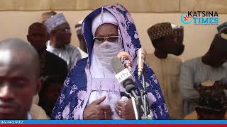 Jawabin Sarkin Katsina Alhaji Abdulmumini Kabir a ranar Hawan Barikin karamar salla [upl. by Jessabell]