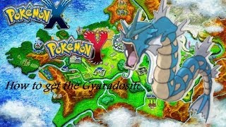 How to get Gyaradosite Pokemon X amp Y [upl. by Yor]