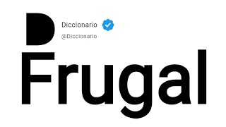 Frugal Significado En Español [upl. by Aihsenod189]