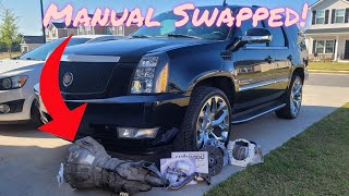 Escalade Build Pt2  Manual Swap and Cam [upl. by Monti]