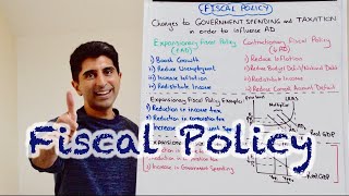 Y1 30 Fiscal Policy  Government Spending and Taxation [upl. by Drabeck528]