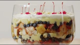 How to Make English Trifle  Dessert Recipes  Allrecipescom [upl. by Nylynnej]