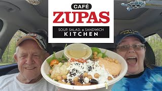 Cafe Zupas Mediterranean Bowl and Italian Club Review foodreview fastfoodreview takeoutfood [upl. by Naval]