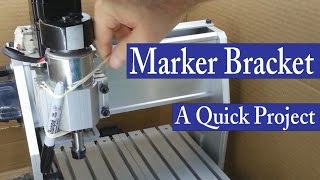 Building A Marker Bracket For The 3020T Using Laser And CNC [upl. by Kabob]