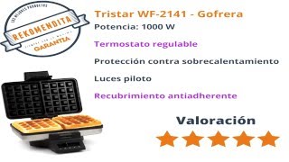 Tristar WF2141  La mejor gofrera del mercado1000 W [upl. by Nguyen]