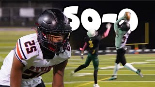 500 BLOWOUT BY HIGH SCHOOL FOOTBALL TEAM BUCHTEL VS FIRESTONE [upl. by Phalan72]