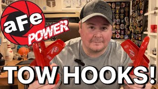 2022 Toyota Tundra AFE Power Tow Hooks Unboxing amp Install [upl. by Delfeena55]