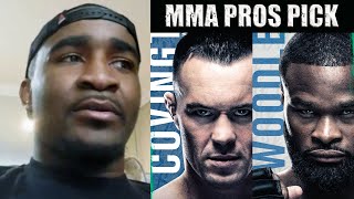 MMA Pros Pick  Colby Covington vs Tyron Woodley I UFC Vegas 11 [upl. by Ernesta577]