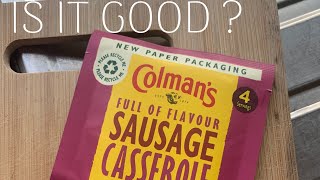 Colman’s sausage casserole mix is it any good [upl. by Alrep]