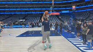 Luka Doncic Workout Before Mavs Face Nets Oct 27 2023 [upl. by Eustace]