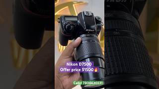 Nikon D7500 offer price 51500🔥only  Best Dslr Camera Nikon D7500 lens 18140 VR  nikond7500 [upl. by Bing]