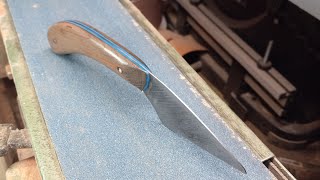 Making a nice knife from a hand saw blade made the 60s [upl. by Quinby]