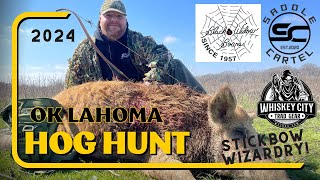 Oklahoma Wild Hog Hunt with Traditional Bows [upl. by Idnym686]