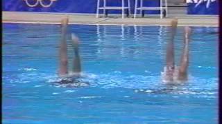 Kozlova  Middaugh USA  2000 Olympics Final Free duets [upl. by Aliza]