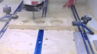 CNC rounding the edge of a hole [upl. by Einafit]