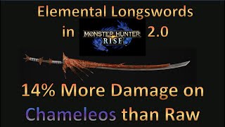 Maximise your Longsword Damage Optimum Raw Comfort and Elemental Builds in MHRise v20 [upl. by Siloam]