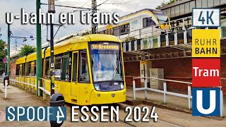 De UBahn en Trams in Essen D  2024 [upl. by Jaella358]