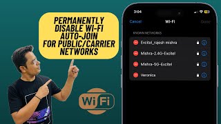 How to Turn OFF iPhone WiFi AutoJoin for Public amp Carrier Networks [upl. by Nnil76]