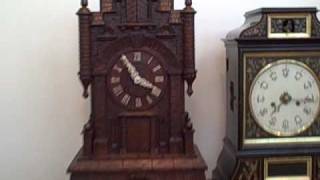 Rare Black Forest Owl Clock Not Trumpeter or Cuckoo [upl. by Zipporah217]