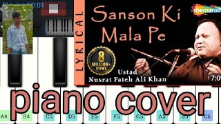 sanson ki mala pe cover on piano [upl. by Fifi]