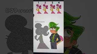 Guess real face of Wanda  the fairly odd parents puzzle art thefairlyoddparents [upl. by Ijnek912]