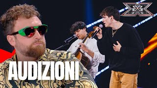 GiovieampMicke cantano Lewis Capaldi a X Factor 2023  AUDIZIONI [upl. by Narda999]