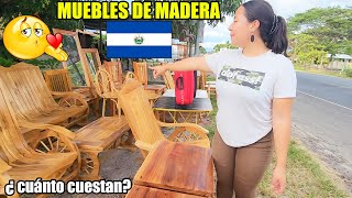 PRECIOS DE LOS MUEBLES DE MADERA EN EL SALVADOR 😱😍 ES CARO O BARATO 🤔 [upl. by Eseer]