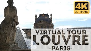 Louvre Museum Tour 4k Paris France [upl. by Gnel]