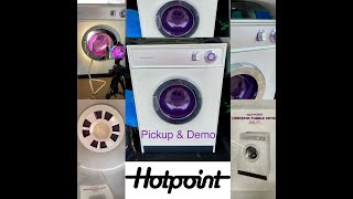 1974 Hotpoint Liberator 1701 Tumble Dryer Pickup amp Demo [upl. by Sacci]