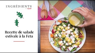 Recette de salade estivale à la feta  Ingrédients par Saputo [upl. by Tiffany]