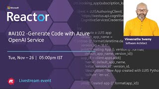 AI102 Generate Code with Azure OpenAI Service [upl. by Kallista]