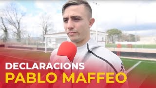 Declaracions Pablo Maffeo  Girona FC [upl. by Graham]