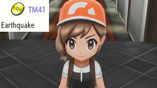 Pokémon Lets Go Eevee  TM41 Earthquake Location [upl. by Ladnor]