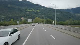 Iveco Stralis 570 XP POV Neuhausen am Rheinfall nach Vaduz Fürstentum Lichtenstein 7Teil [upl. by Iris]