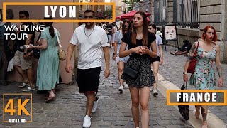 LYON FRANCE  4K WALKING TOUR  TRAVEL 2023 [upl. by Tatia]