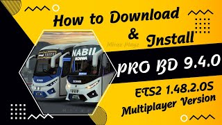 How to Install Pro BD Map  ETS2 148 amp Multiplayer Setup [upl. by Ehpotsirhc823]