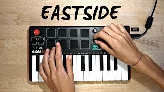 Eastside  benny blanco Halsey amp Khalid  Cover Akai Mpk Mini Mk2 [upl. by Weikert544]